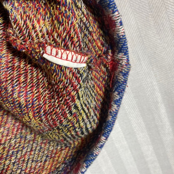 Zara Disney Mickey Mouse Knit Sweater Vest Multi-Color Jacquard Crop L Festival - Picture 5 of 5